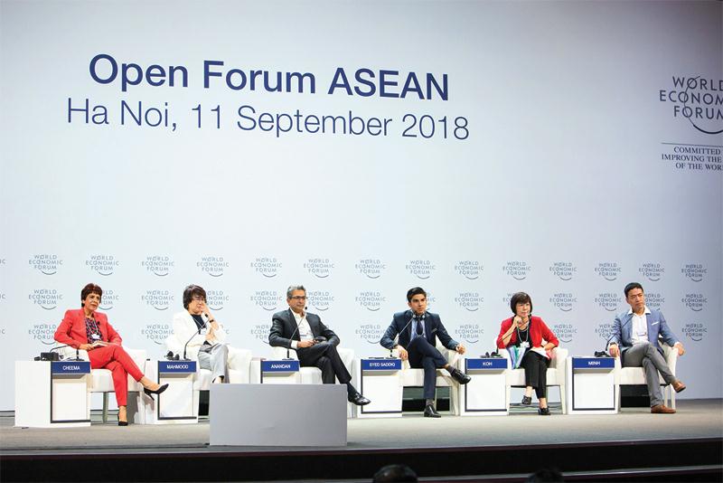 ASEAN 4.0 cho tất cả” tại Hội nghị WEF ASEAN 2018.
