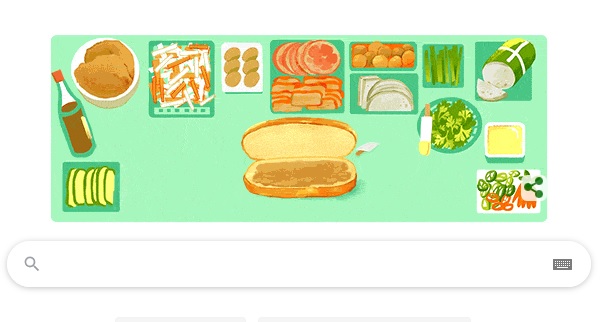 Trang chủ Google vinh danh hình ảnh bánh mì Việt Nam